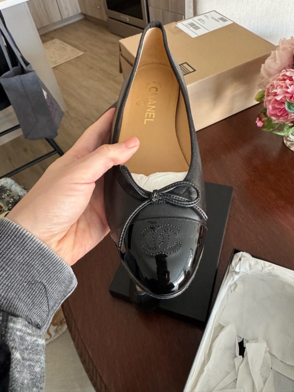 CHANEL classic black flats - Picture 8 of 10